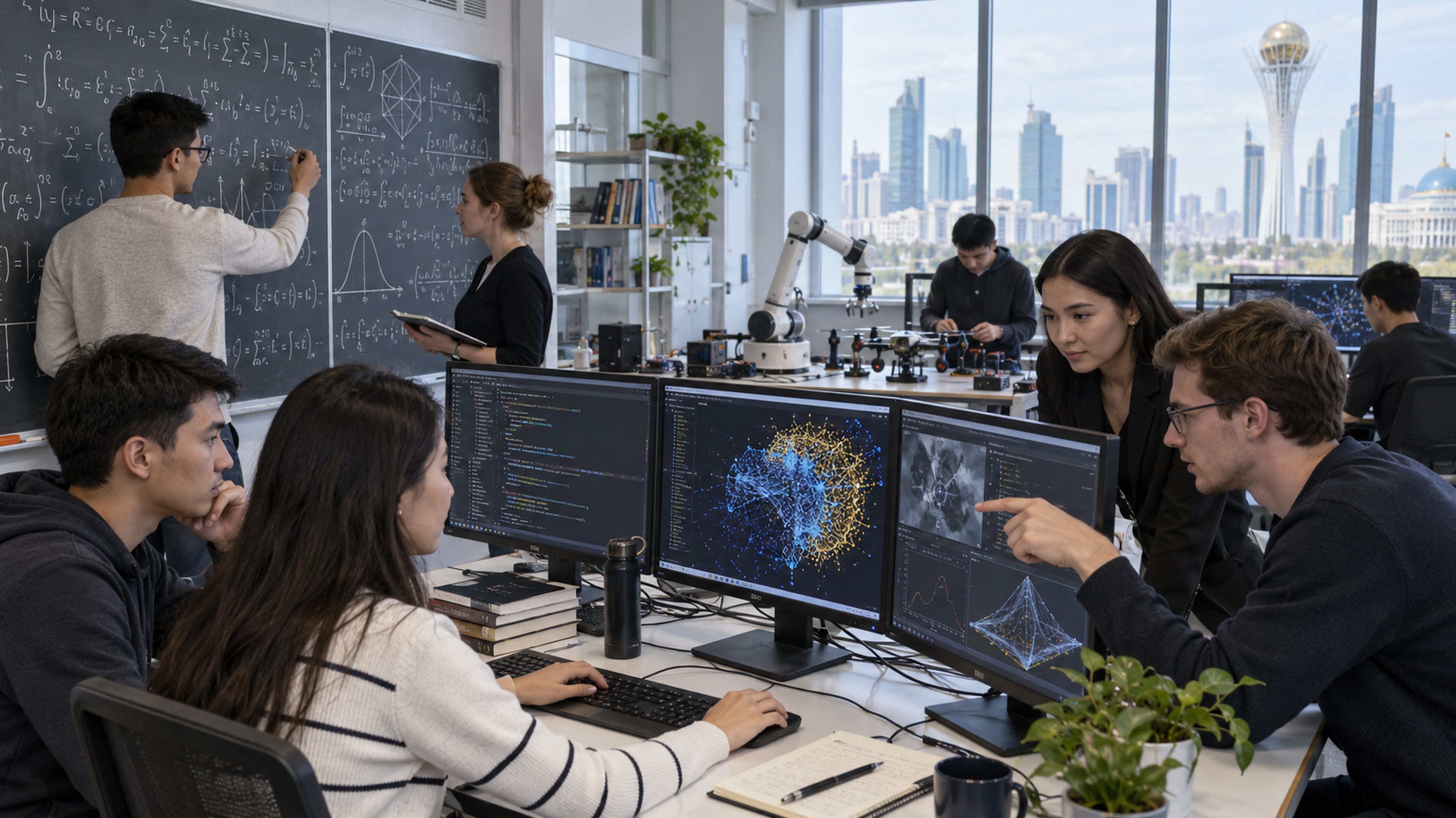 Astana Hub and Ghent University plan an AI and mathematics lab in Kazakhstan