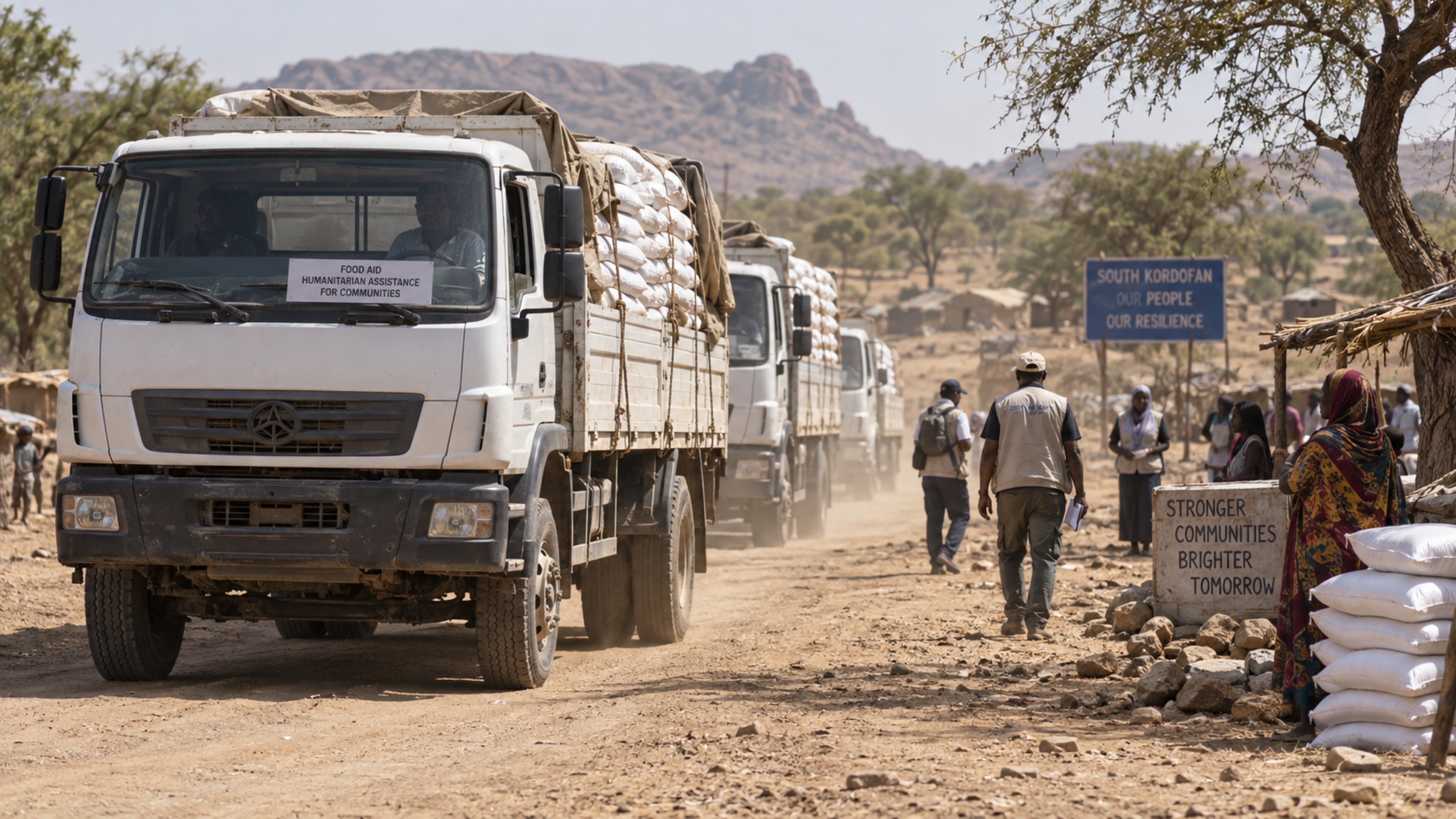 Aid trucks struck in Sudan: what the UN has confirmed so far