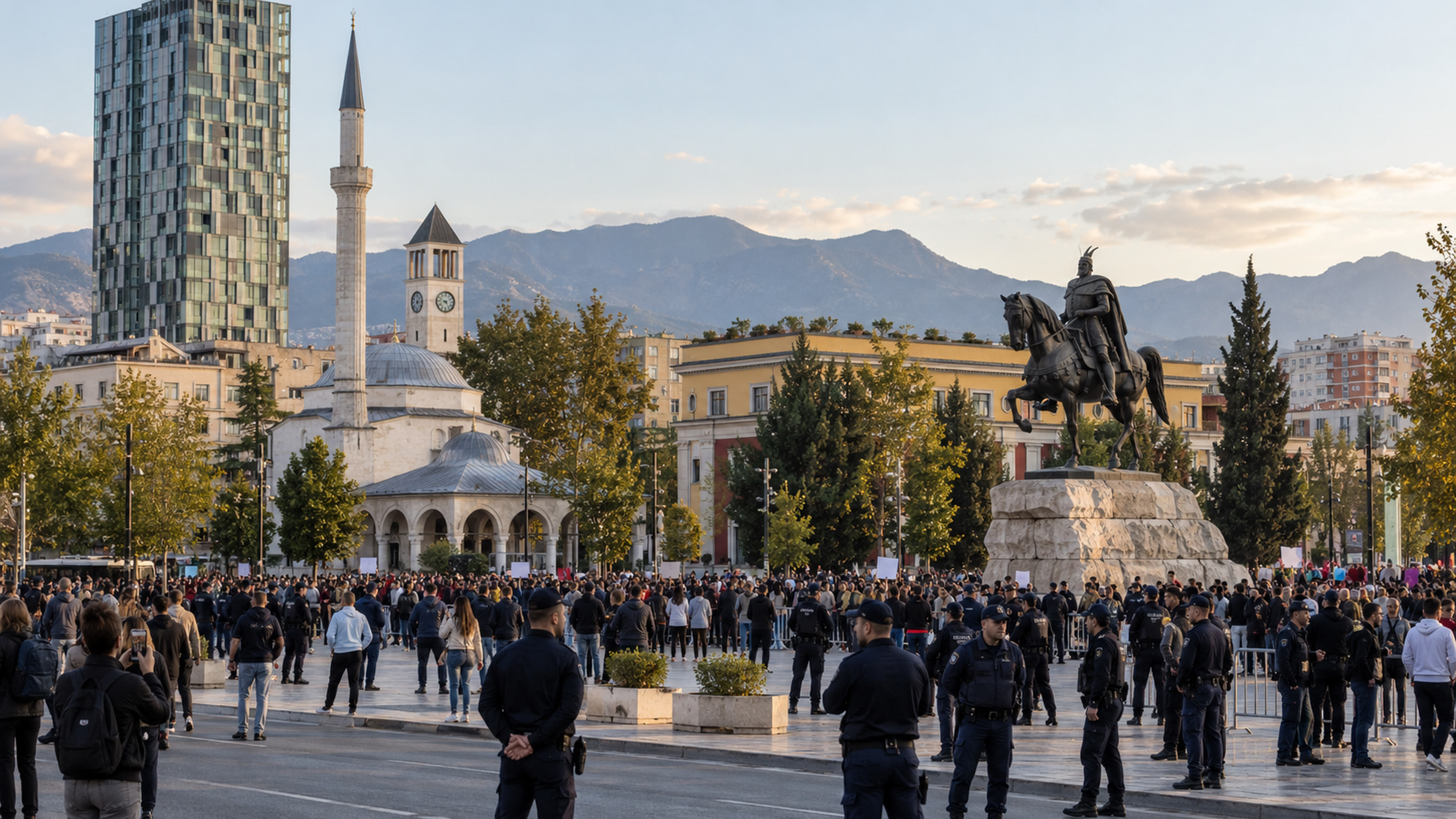 Протесты в Албании дошли до Брюсселя: ЕС потребовал законной реакции на насилие