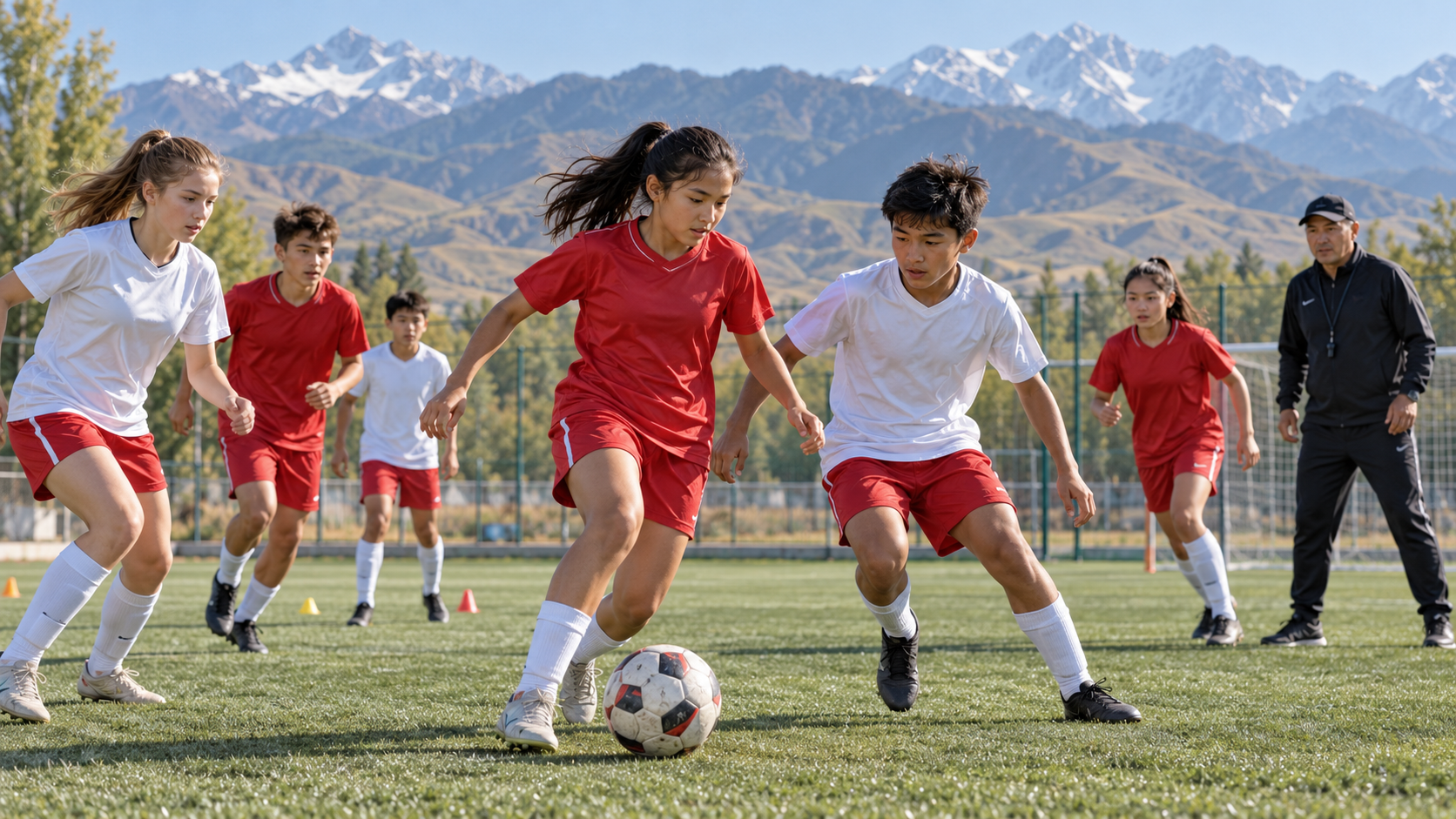 Kazakhstan and Atlético Madrid discuss youth football development