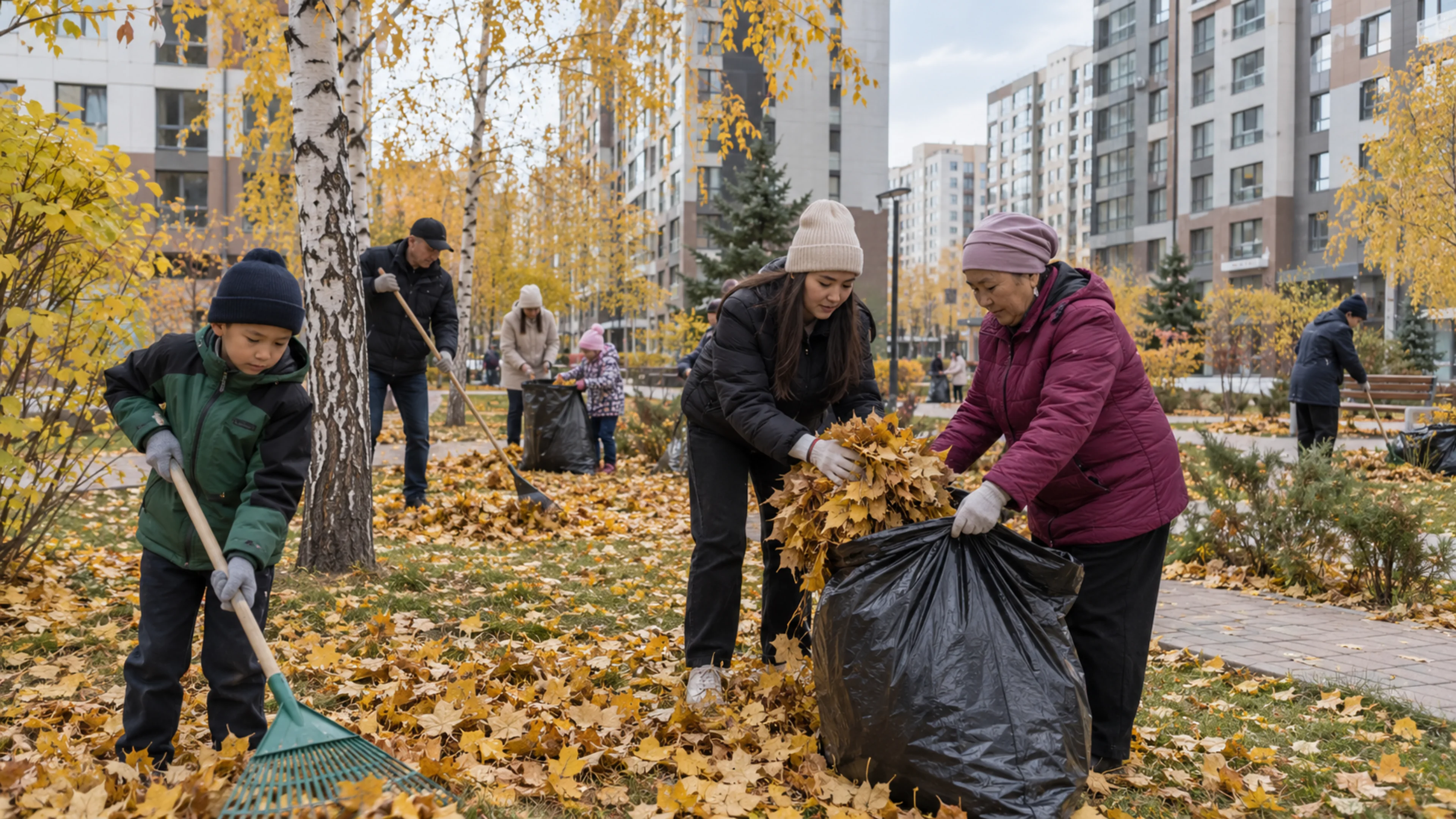 400 тысяч участников и 150 тысяч тонн отходов: что показала осенняя уборка Астаны