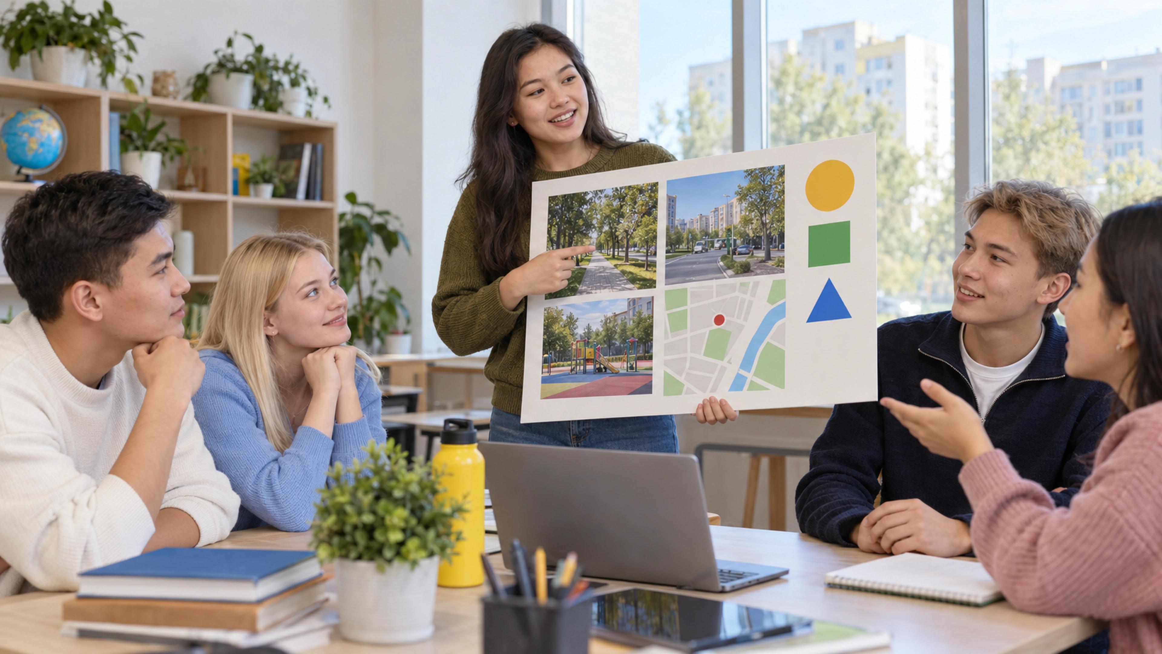 A five-minute presentation in your own words