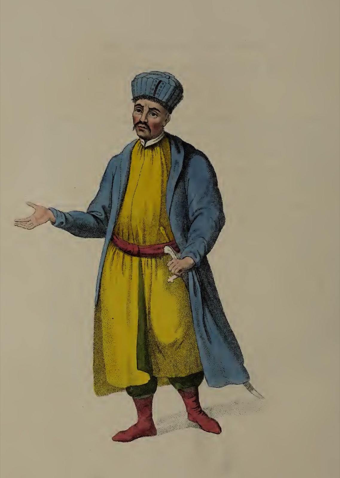 Кабардинец в цветном костюмном альбоме 1803 года